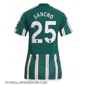 Manchester United Jadon Sancho #25 Borta Matchtröja Dam 2023-24 Kortärmad